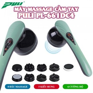 Máy massage cầm tay pin sạc 8 đầu Puli PL-661DC4