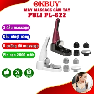 Máy massage cầm tay PL-622 - 4 đầu, pin sạc