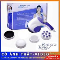Máy massage cầm tay Relax Spin Tone ,máy đấm lưng