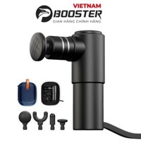 Máy massage cầm tay, Súng Massage Gun Booster MINI – 4 đầu cắm – 4 tốc độ - Công suất 70W - CHÍNH HÃNG
