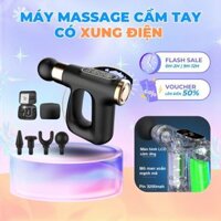 Máy Massage Cầm Tay Xung Điện Mini Đa Năng Kèm Miếng Dán Giảm Đau, Thư Giãn Cao Cấp I CHANLONG