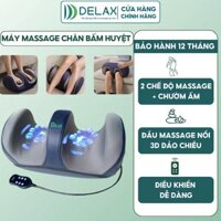 Máy Massage Chân Bấm Huyệt MSC02 – DELAX – Bấm huyệt tự động 2 chế độ massage và chườm ấm