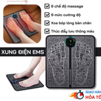 Máy Massage Chân EMS Giúp Lưu Thông Khí Huyết, Thảm Massage Chân Trị Liệu Đau Mỏi Bằng Xung Điện