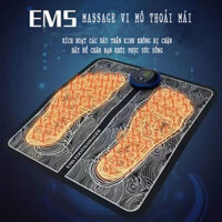 Máy Massage Chân EMS Giúp Lưu Thông Khí Huyết Thảm Massage Chân giảm mệt mỏi vét các kênh 8 Chế Độ Mát Xa BànChân19 loạt