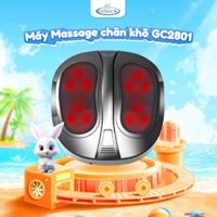 Máy massage chân khô hồng ngoại cao cấp, máy mát xa chân giúp thư giãn, giảm đau nhức Gluck Baby