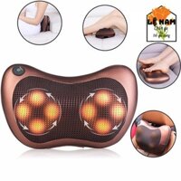 Máy Massage Cổ, Gối Massage Cổ Hồng Ngoại 8 Bi Cao Cấp Hàn Quốc, Bảo Hành 6 Tháng - Lỗi 1 đổi 1