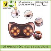 Máy Massage Cổ, Gối Massage Cổ Hồng Ngoại 8 Bi Cao Cấp Hàn Quốc, Bảo Hành 6 Tháng