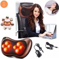 Máy Massage Cổ, Gối Massage Cổ Hồng Ngoại 8 Bi Cao Cấp Hàn Quốc
