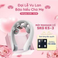 Máy Massage Cổ Mini SKG 4356E Mát Xa Công Nghệ Xung Điện TENS Kết Hợp Trườn Nóng Giảm Đau Mỏi Nhanh Chóng
