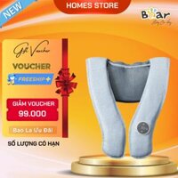 Máy Massage Cổ Vai Gáy, Máy Đấm Lưng Bear AMQ-A01X1 Gồm 4 Kỹ Thuật Đấm Lưng Gồm 16 Cường Độ Massage Như Người Thật - Hàng Chính Hãng - BEAR MA-B01V1