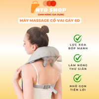 Máy Massage cổ vai gáy , Máy mát xa cổ vai gáy nén nóng hồng ngoại 6D, Đai Mát Xa Đa Năng [BH 12 tháng]