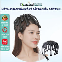 Máy massage đầu cao cấp 20 chân DAITASHI TB-2022C6, mát xa đèn hồng ngoại,bluetooth giúp giảm đau thư giãn giảm stress