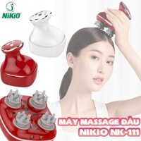 Máy massage đầu, gội đầu cầm tay hồng ngoại rung và xoa bóp Nikio NK-111 - Giảm đau nhức đầu