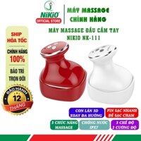 Máy massage đầu, gội đầu cầm tay hồng ngoại rung và xoa bóp Nikio NK-111 - Giảm đau nhức đầu
