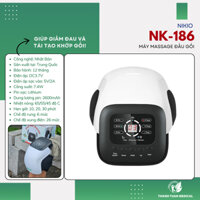Máy massage đầu gối Nikio NK-186 Nhật Bản - Rung nóng, xung điện kết hợp áp suất khí và tạo nóng