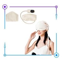 Máy massage đầu HD-01, mát xa mắt, mặt nạ chườm ấm, nhào nặn túi khí hỗ trợ giấc ngủ, giảm đau đầu..