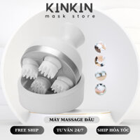 Máy Massage Đầu Mini 4 Chân Chống Nước Mát Xa Đầu Giảm Stress, Thư Giãn Gội Đầu Dưỡng Sinh