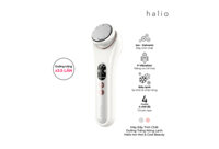 Máy Massage Đẩy Tinh Chất Nâng Cơ Mặt Nóng Lạnh Halio Ion Hot & Cool Beauty Device White Limited Edition