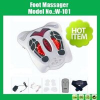 Máy massage điện xung chân,hồng ngoại đa năng tặng 8 miếng dán điện cực và đai giảm béo