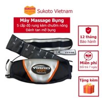 Máy massage giảm mỡ bụng Vibro- Đai mát xa đốt mỡ giúp eo thon săn chắc