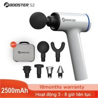 Máy massage gun cầm tay cao cấp Booster S2, Súng massage trị liệu toàn thân thư giãn cơ bắp làm gọn cơ thể