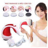 Máy Massage Hồng Ngoại Cầm Tay (4 đầu ) đỏ MA-115