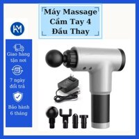 Máy Massage Lưng Cầm Tay Tiện Lợi Kèm 4 Đầu Thay Thế 6 Chức Năng Điều Khiển