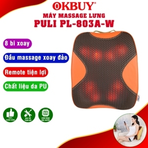 Máy massage lưng hồng ngoại Puli PL-803A-W - 8 bi