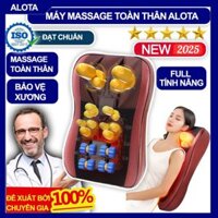 Máy massage lưng và cột sống ALOTA M24 12 đầu bi massage thư giãn, giảm đau máy massage toàn thân bảo hành 6 Tháng