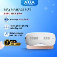 Máy Massage mắt BREO See K Pro | Massage nóng và lạnh | Giảm đau mỏi, căng thẳng vùng mắt | BH 12TH
