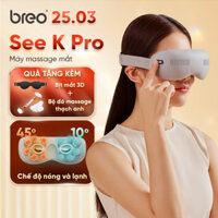 Máy Massage Mắt BREO SEE K PRO - Làm Lạnh Giảm Thâm Mắt - Làm Nóng Xoa Bóp Giảm Mỏi Mắt