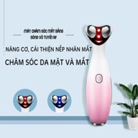 Máy Massage Mắt Công Nghệ Sóng RF Cao Cấp D118-Máy Mát Xa Mắt Làm Giảm Nếp Nhăn, Quầng Thâm, Bọng Mắt Hiệu Quả - Màu tím