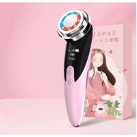 Máy massage mặt đẩy tinh chất ion cầm tay máy điện di máy tẩy trang nâng cơ mặt làm sạch sâu cấp ẩm, sạch  chỉ 1 lần l