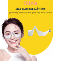 Máy massage mắt EMS giảm quầng thâm, giảm bọng mắt và thư giãn, trẻ hóa làn da CSSD68 Olivia