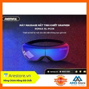 Máy massage mắt Remax Life RL-PC06 có hỗ trợ nghe nhạc, phục hồi mỏi mắt