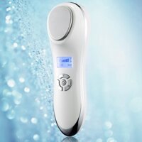 Máy Massage Mặt Trẻ Hóa Da Trị Mụn Đi Dưỡng Chất Serum Làm Đẹp Mini Cao Cấp Nóng Lạnh Rung
