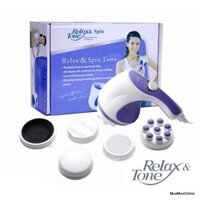Máy Massage - Máy Mát Xa Cầm Tay Relax anh Tone 5 Đầu Massage Cao Cấp