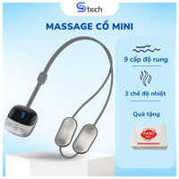 Máy massage mini, massage cổ vai gáy, toàn thân có dây đeo, máy matxa nhỏ gọn, massage bằng điện cực, bảo hành 6 tháng