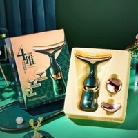 Máy massage nâng cơ mặt làm giảm nọng cằm , thọn gọn khuôn mặt, dùng tinh chất mát xa mặt cổ-hailicare