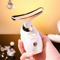 Máy massage nâng cơ mặt Boorui, máy đẩy tinh chất cho cổ và cơ mặt làm da săn chắc thon gọn, loại bỏ nếp nhăn đa chiều - Trắng