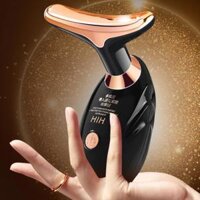 Máy massage nâng cơ mặt Boorui, máy đẩy tinh chất cho cổ và cơ mặt làm da săn chắc thon gọn, loại bỏ nếp nhăn đa chiều - Đen