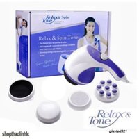 Máy Massage Relax Tone Giảm Nhức Mỏi, Thư Giản Và Tan Mỡ hàng hiệu 5 đầu -Bảo hành 06 tháng