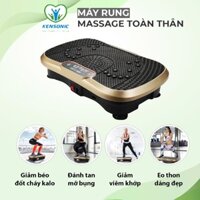 Máy Massage Rung Toàn Thân KENSONIC Cao Cấp, Hỗ Trợ Giảm Mỡ Bụng, Lưu Thông Máu, Giảm Căng Thẳng, Đau Lưng