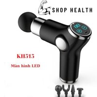 Máy Massage, Súng Massage Trị Liệu, 32 Cấp Độ 4 Đầu Thay Thế MÀN Hình LED