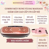 Máy massage toàn thân 120 cấp độ, máy rung tập thể dục giảm béo tăng cường sức khỏe , máy rung lắc toàn thân tại nhà