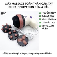 Máy Massage Toàn Thân Cầm Tay Body Innovation Kèm 4 Đầu