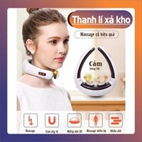 máy massage trị liệu cổ vai gáy KL5830, massage xung điện từ trường cân bằng âm dương cao cấp - freeship