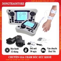 Máy massage xung điện 4 miếng dán châm cứu trị liệu SYK 308B, Máy mát xa điện xung
