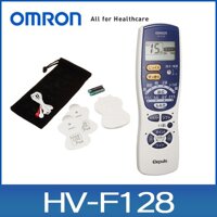 Máy massage xung điện Omron HV F128 - Made in Japan (Bản Nhật - HDSD tiếng Việt)