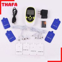 Máy Massage Xung Điện Trị Liệu 8 Miếng Dán Hàng Chính HãngTHAFA - 8 Chế Độ Massage, Xài Pin Tiểu Hoặc Củ Sạc 5V tiếng việt- tiếng anh